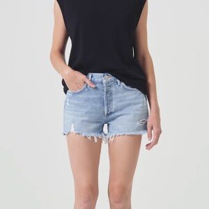 Agolde Parker Shorts in “swapmeet”